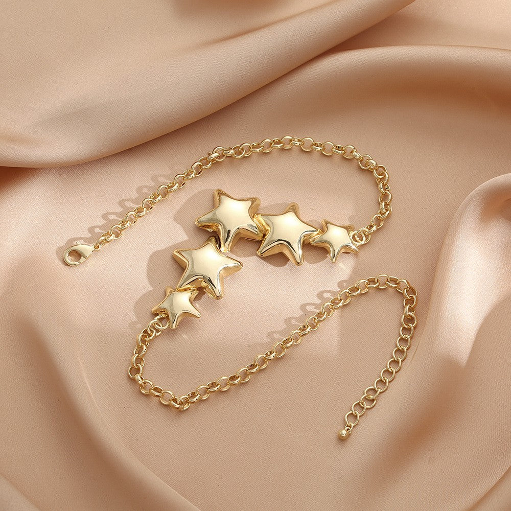 Five Star Charm Necklace