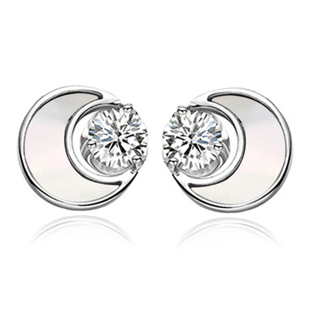 Crescent Moon & Crystal Jewelry Set