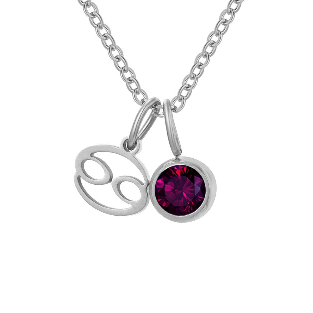 Zodiac Birthstone Necklace
