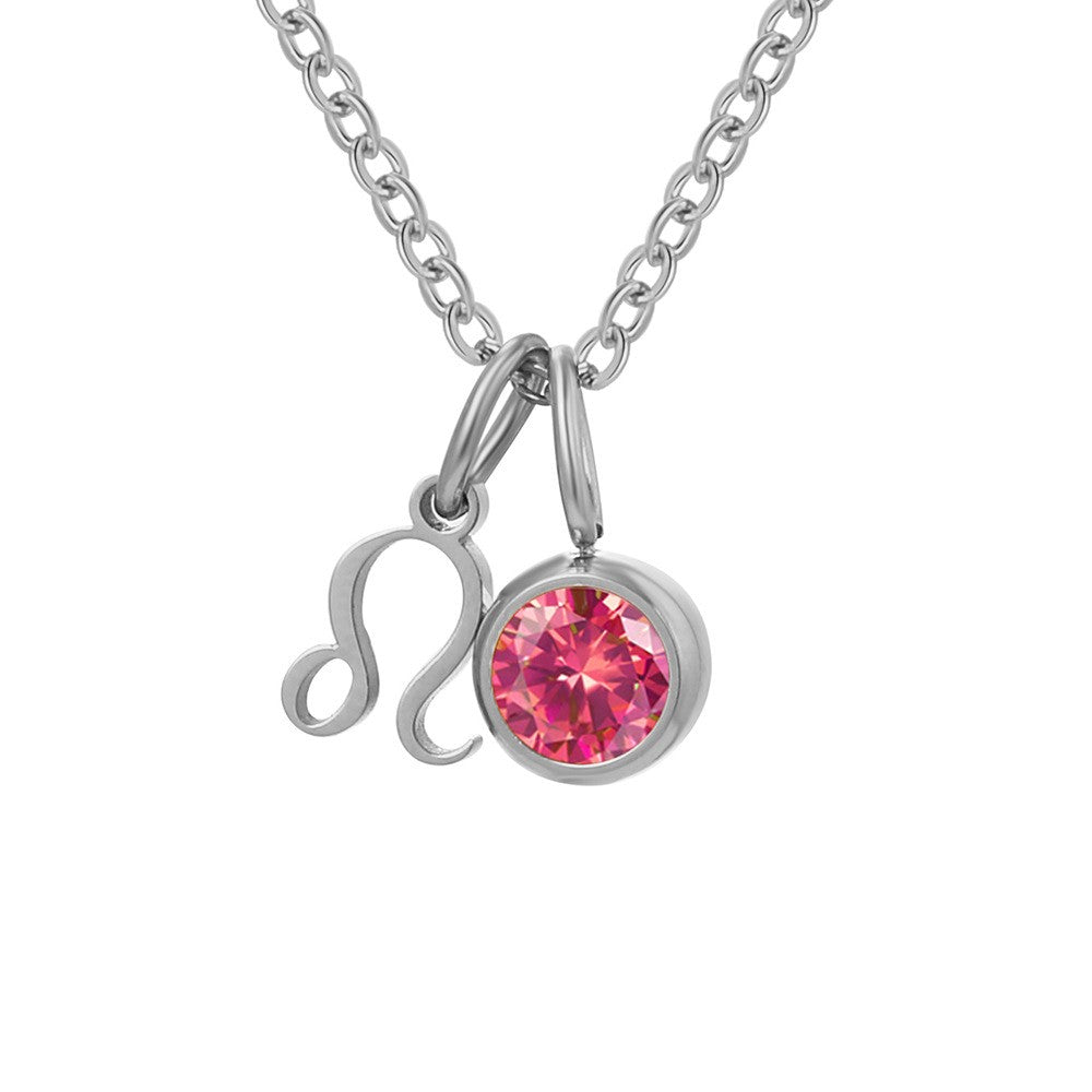 Zodiac Birthstone Necklace