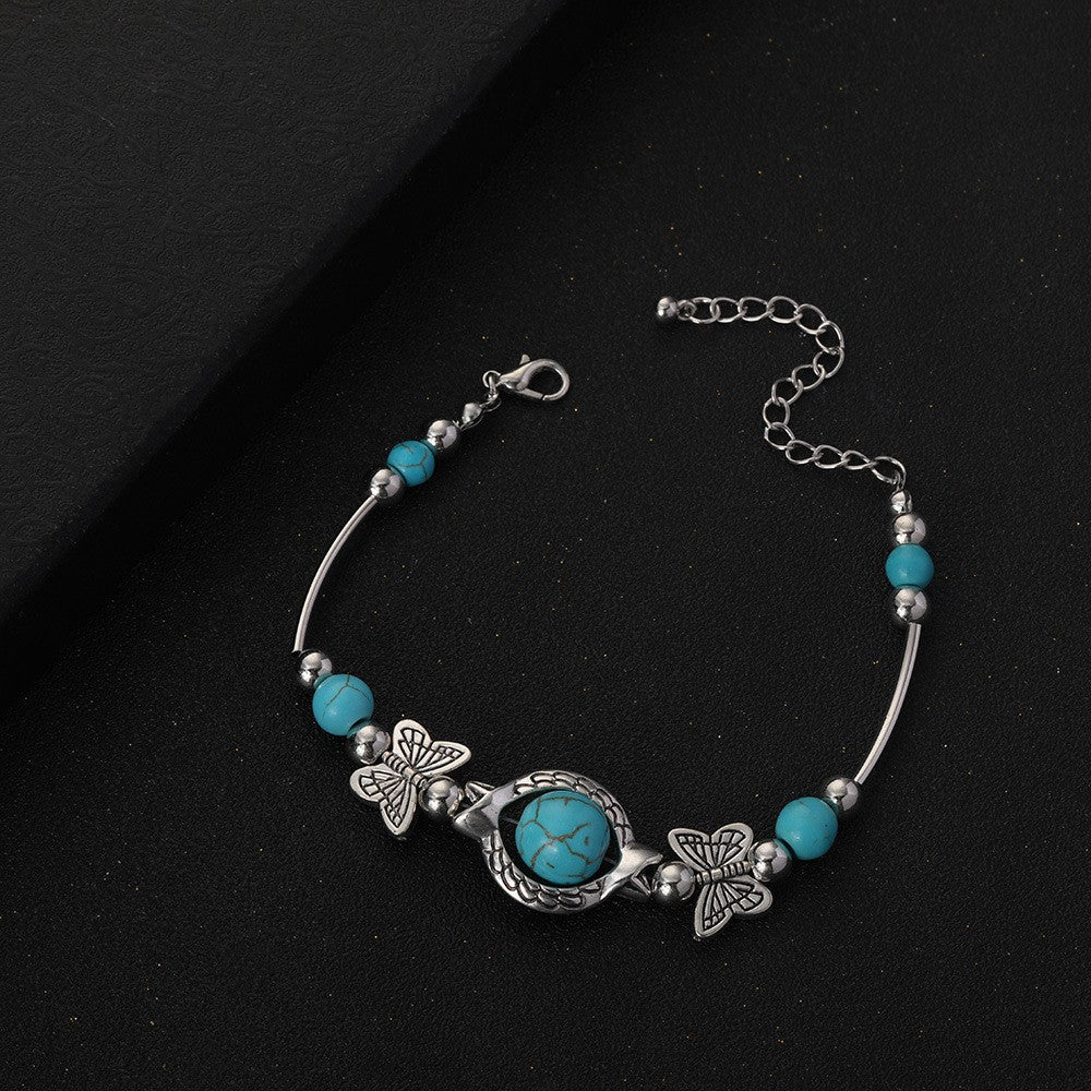 Turquoise Butterfly Bracelet