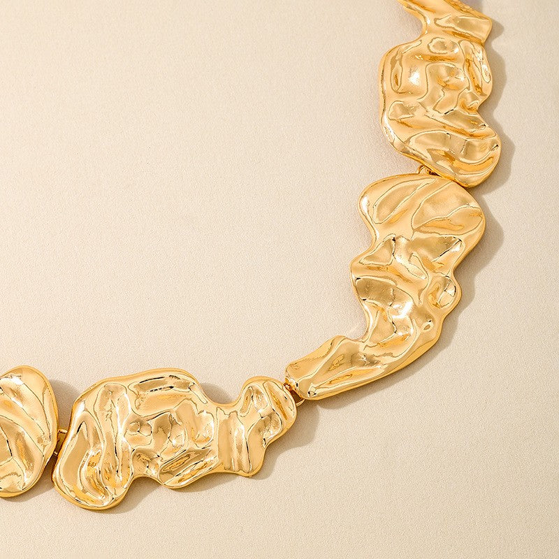Liquid Gold Statement Necklace