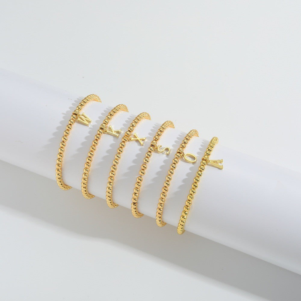 Alphabet Bead Bracelet