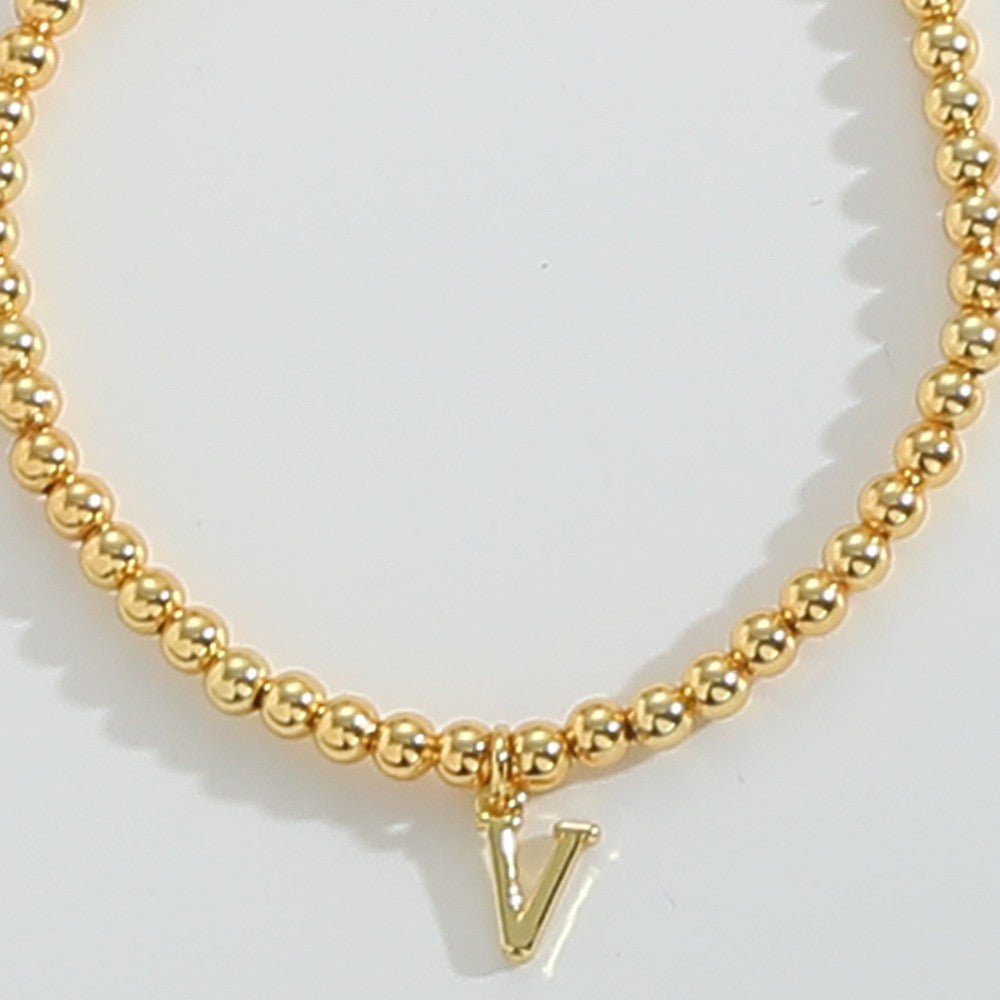 Alphabet Bead Bracelet