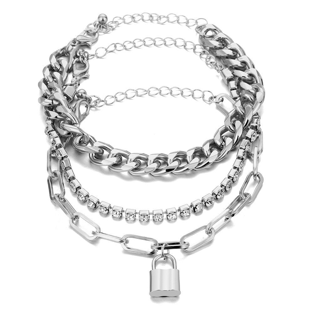 Mixed Texture Cuff Bracelet Set
