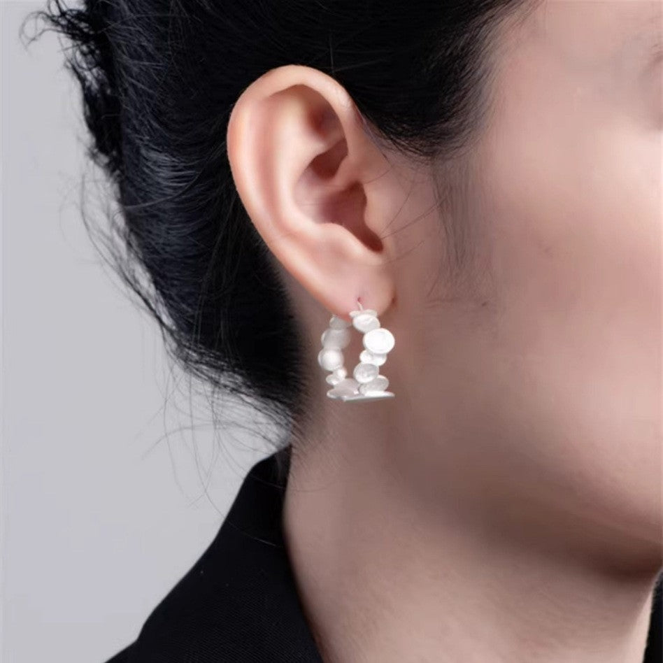 Irregular Disc Link Jewelry Set