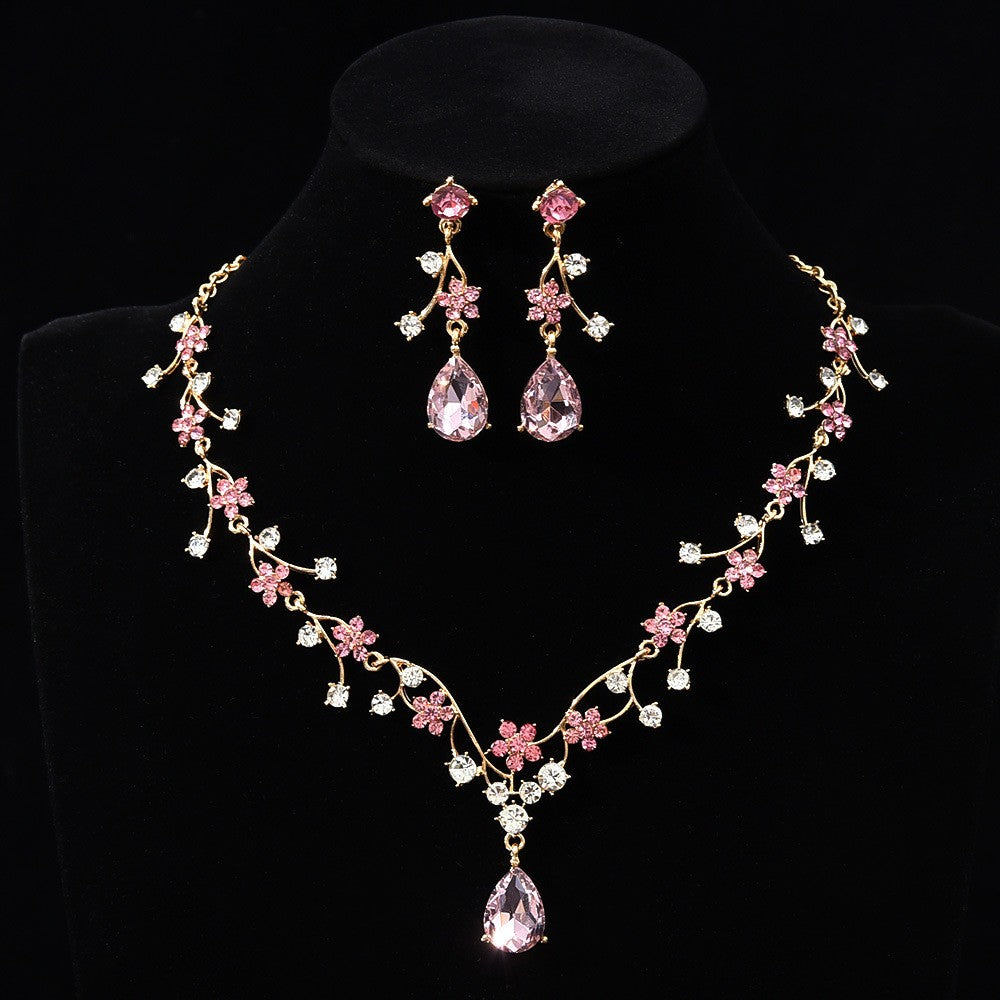 Floral Vine Necklace & Earring Set