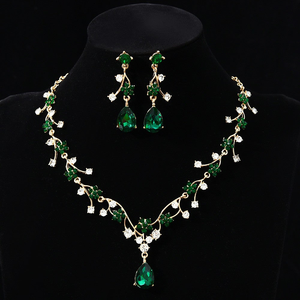 Floral Vine Necklace & Earring Set