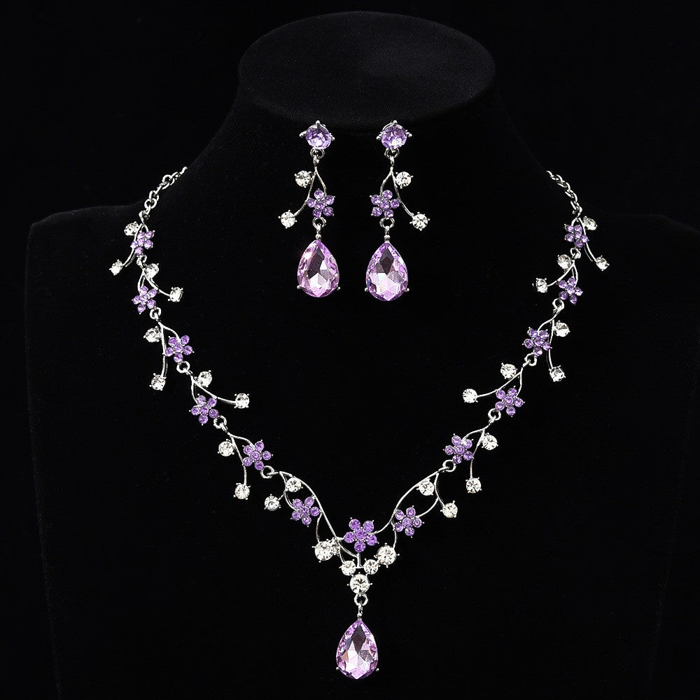 Floral Vine Necklace & Earring Set