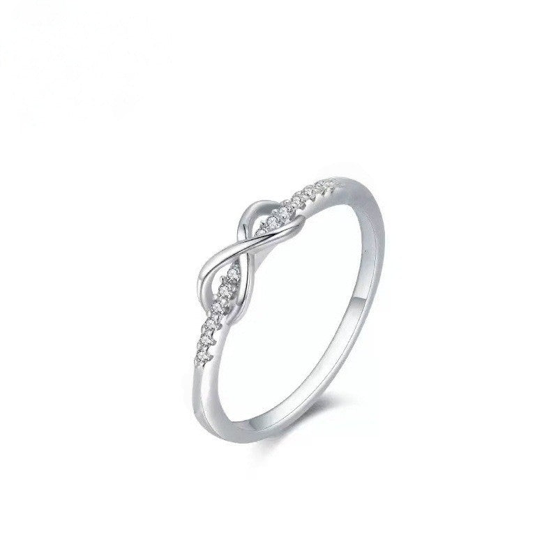 Gemstone Infinity Ring