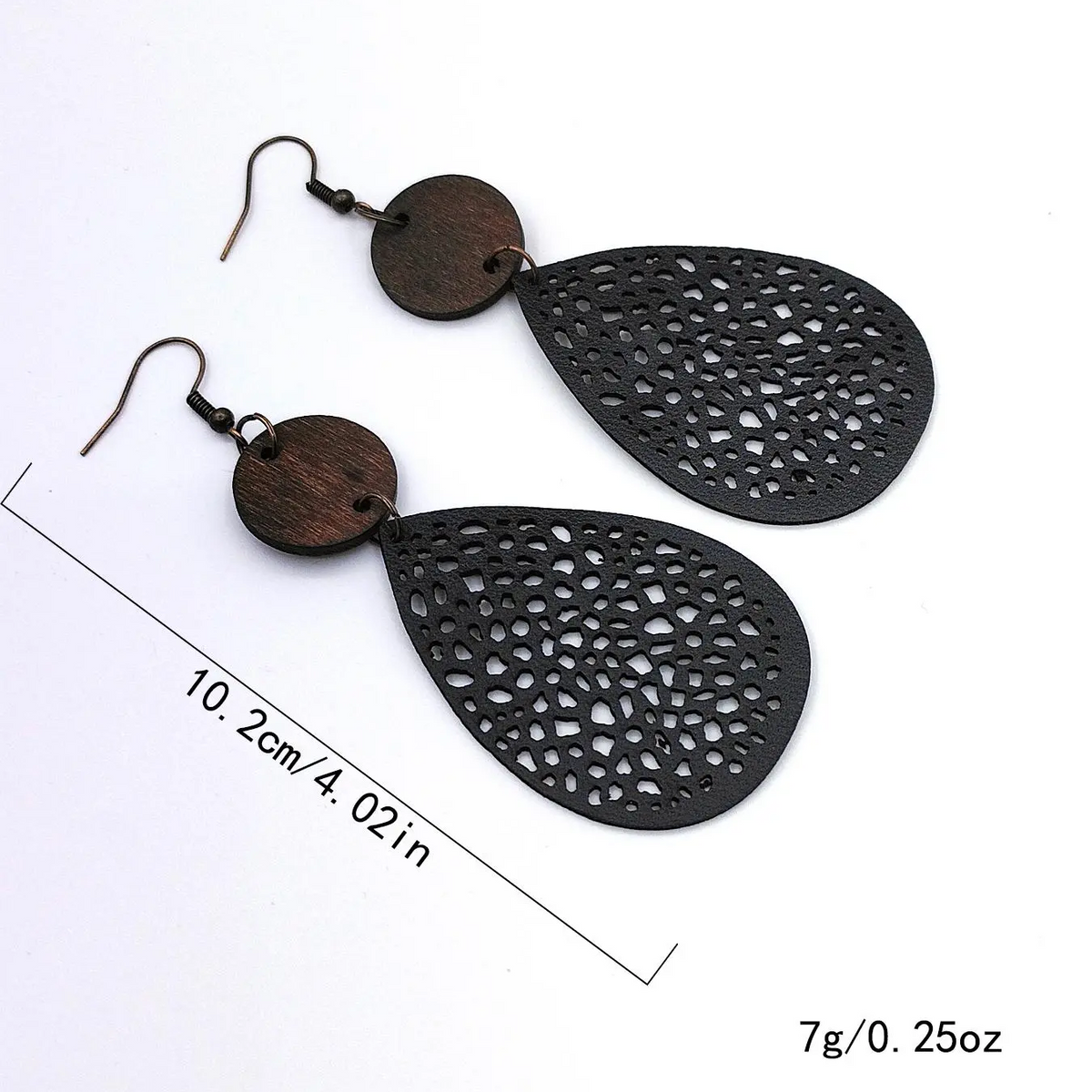 Hollow Water Drop Earrings