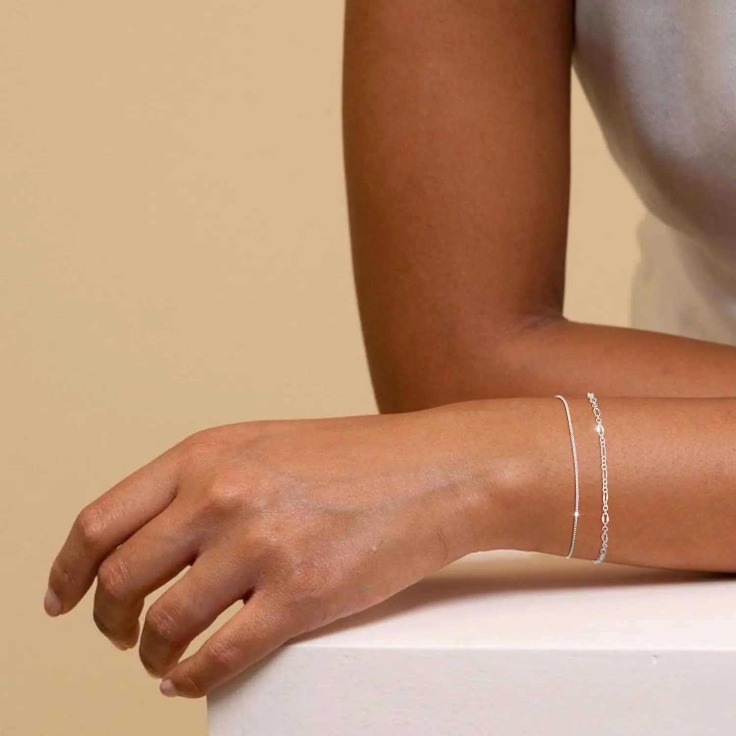 5pc Dainty Bracelet Stack