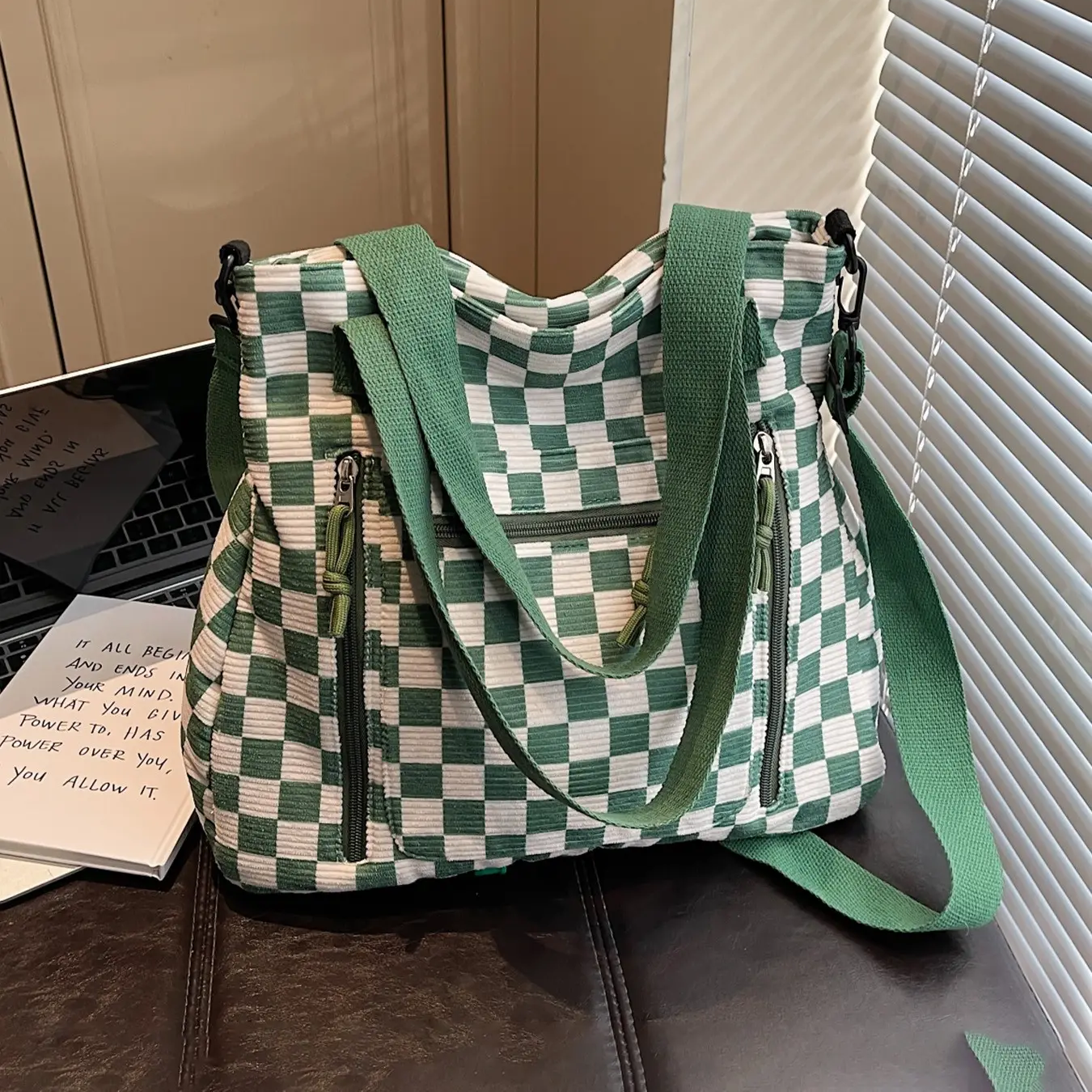 Casual Plaid Bag