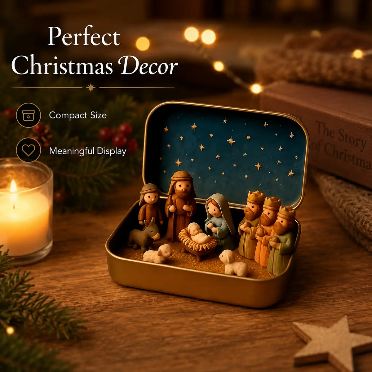 Pocket Size Nativity Scene Set