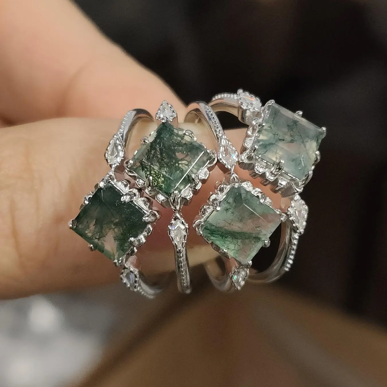 Seaweed Rhombus Ring