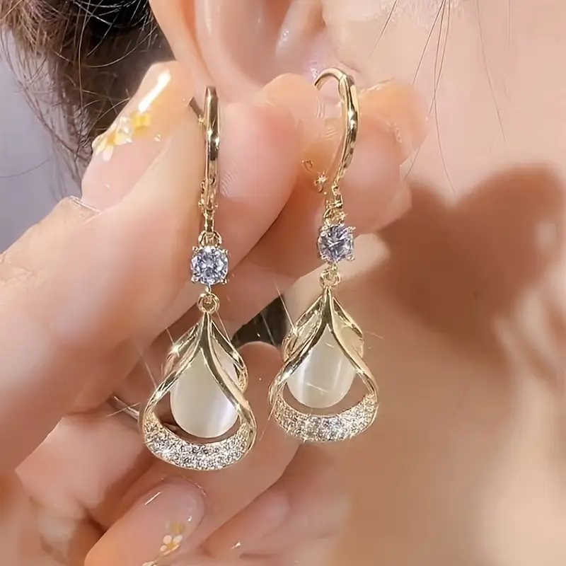 Crystal Waterdrop Earrings
