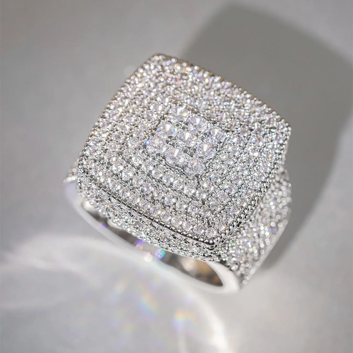 Square Zirconia Ring