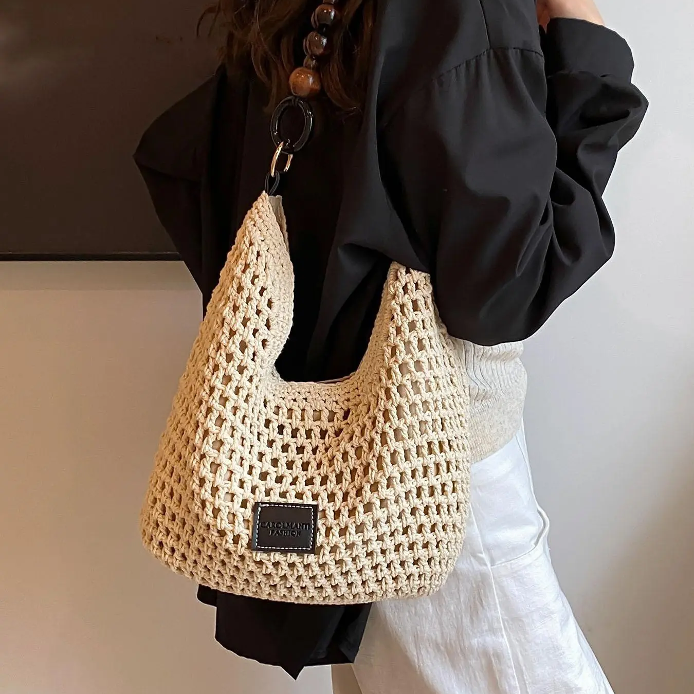 Beaded Crochet Bag