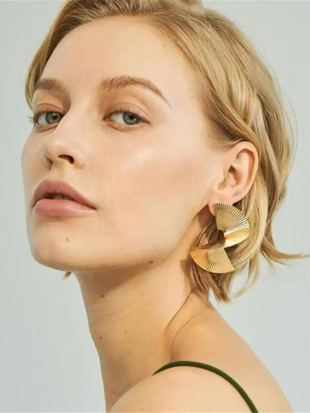 6 Pair Twisted Leaf Earring Set