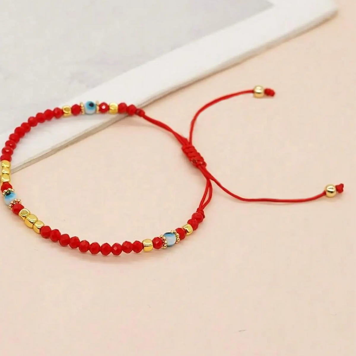 Boho Red Rope Bracelet