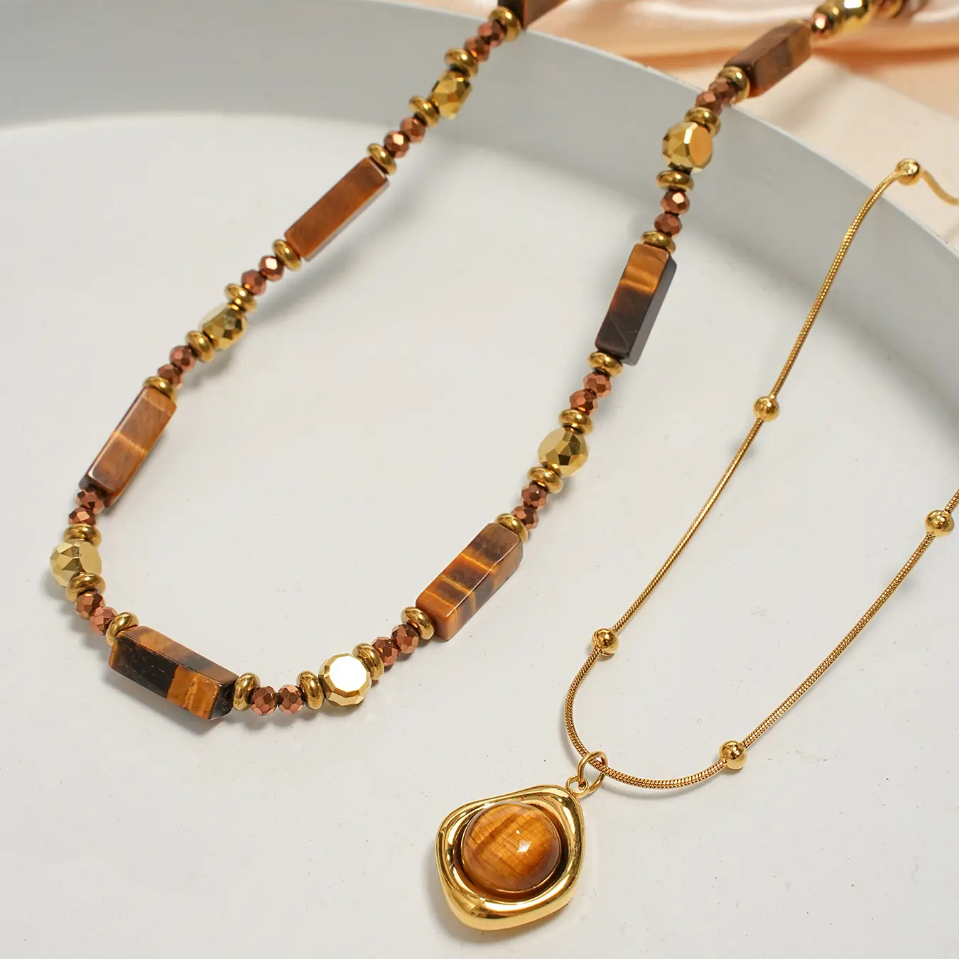 Vintage Stone Necklace