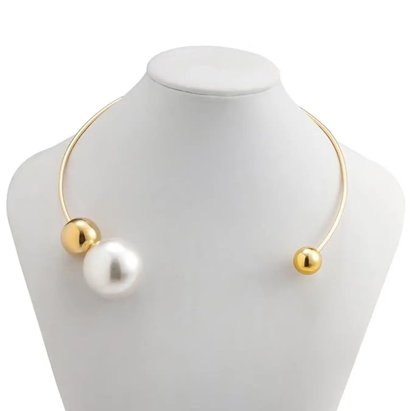 Pearl Open Choker Necklace