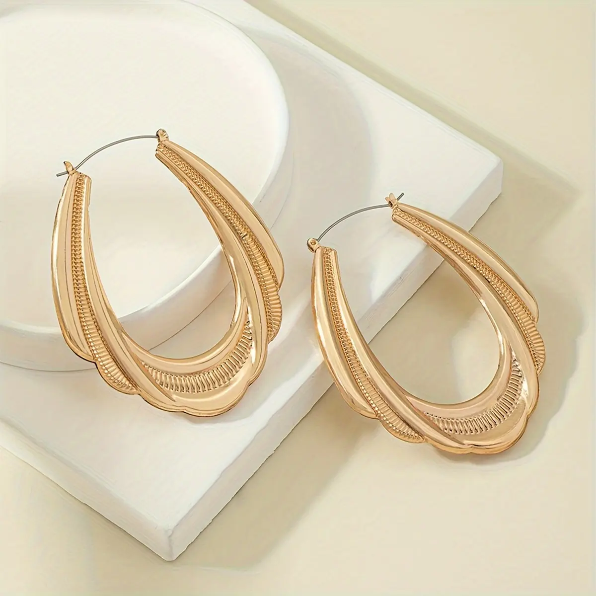 Geometric Hoop Earrings