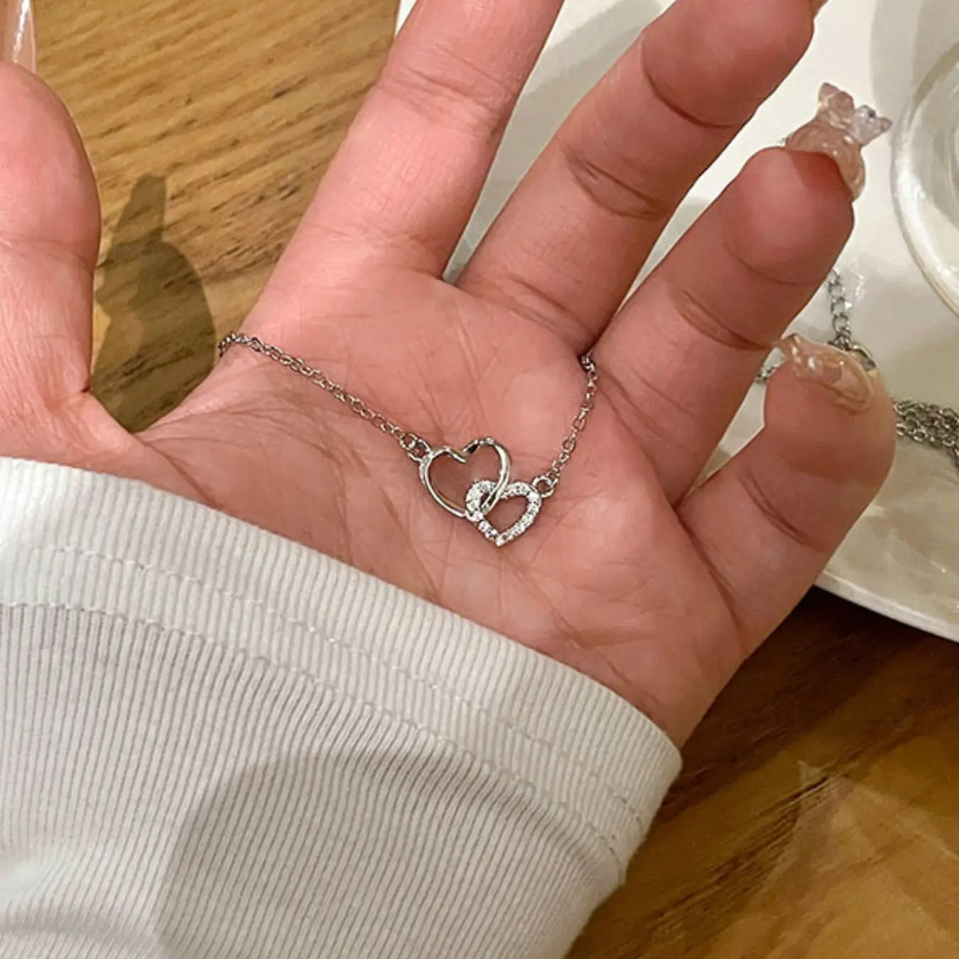 Linked Hearts Necklace