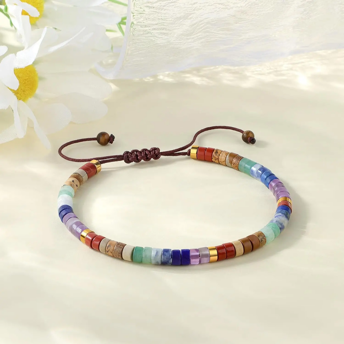 7 Chakra Beaded Bracelet