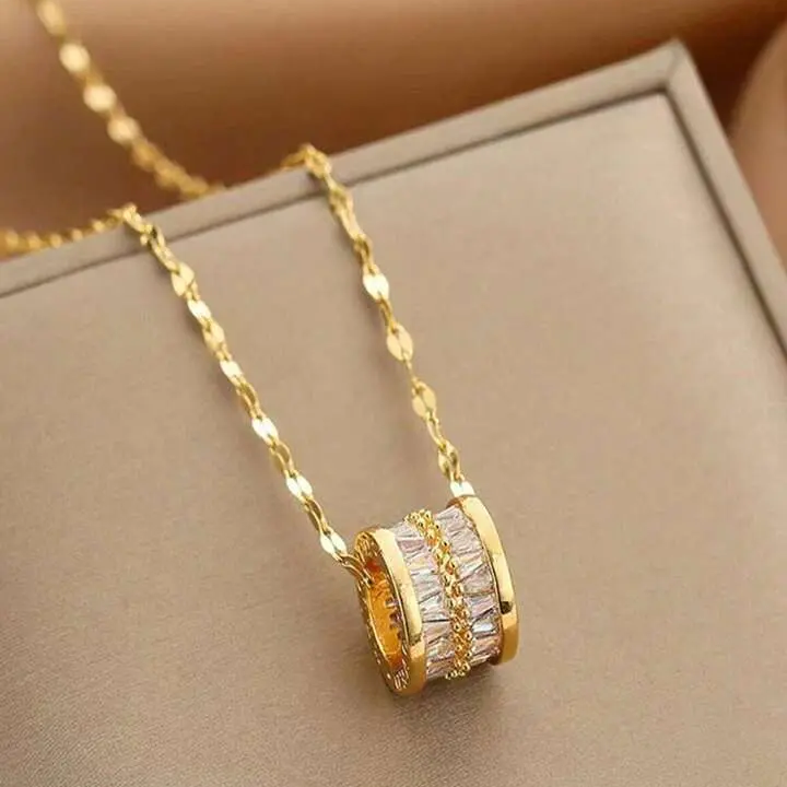 Rhinestone Embellishment Necklace