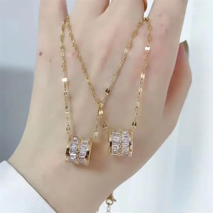 Rhinestone Embellishment Necklace