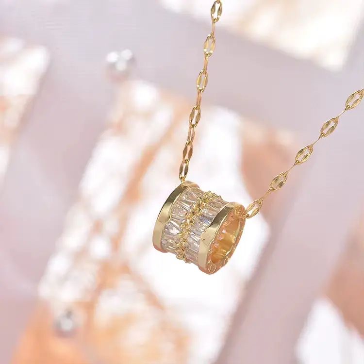 Rhinestone Embellishment Necklace