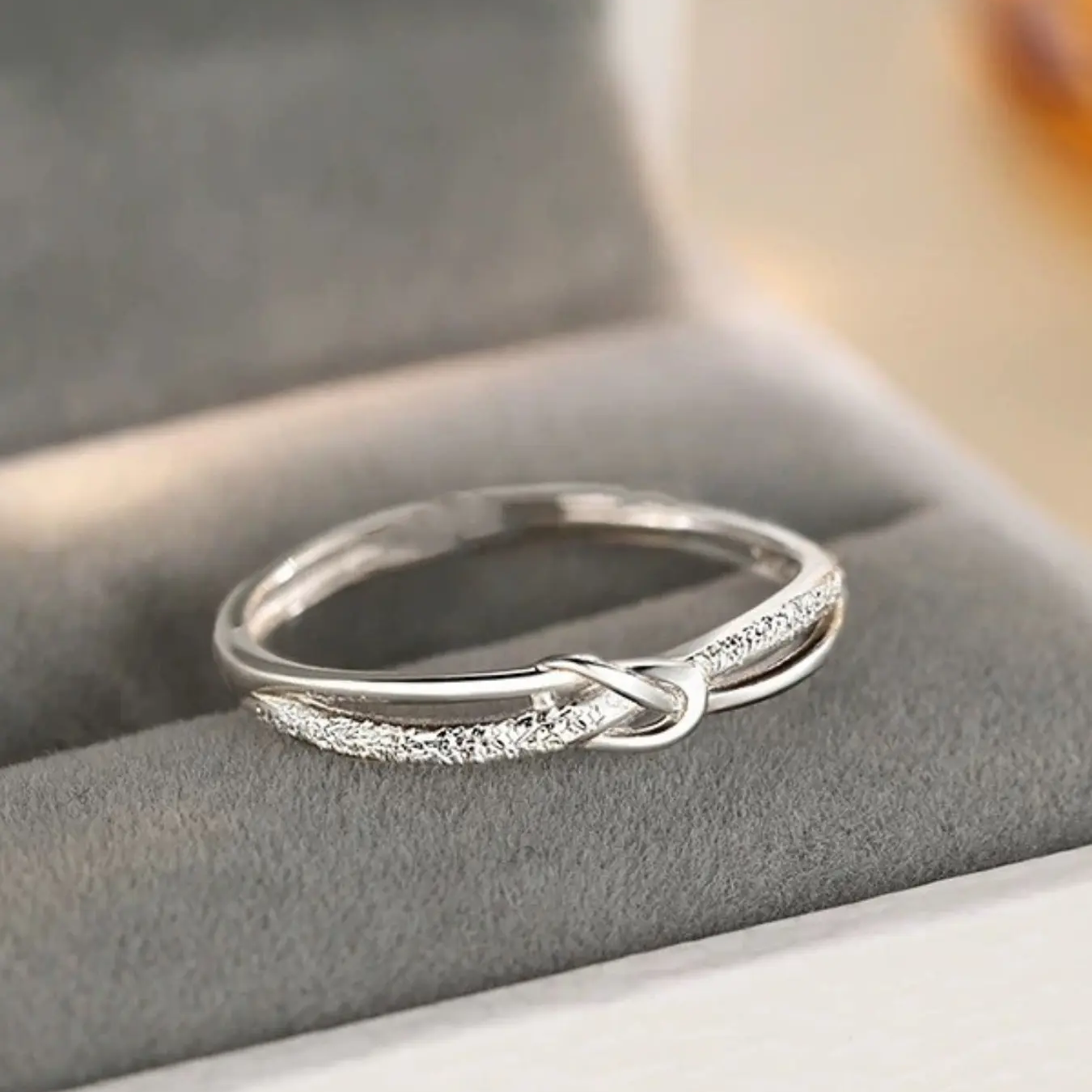 Infinity Love Knot Ring