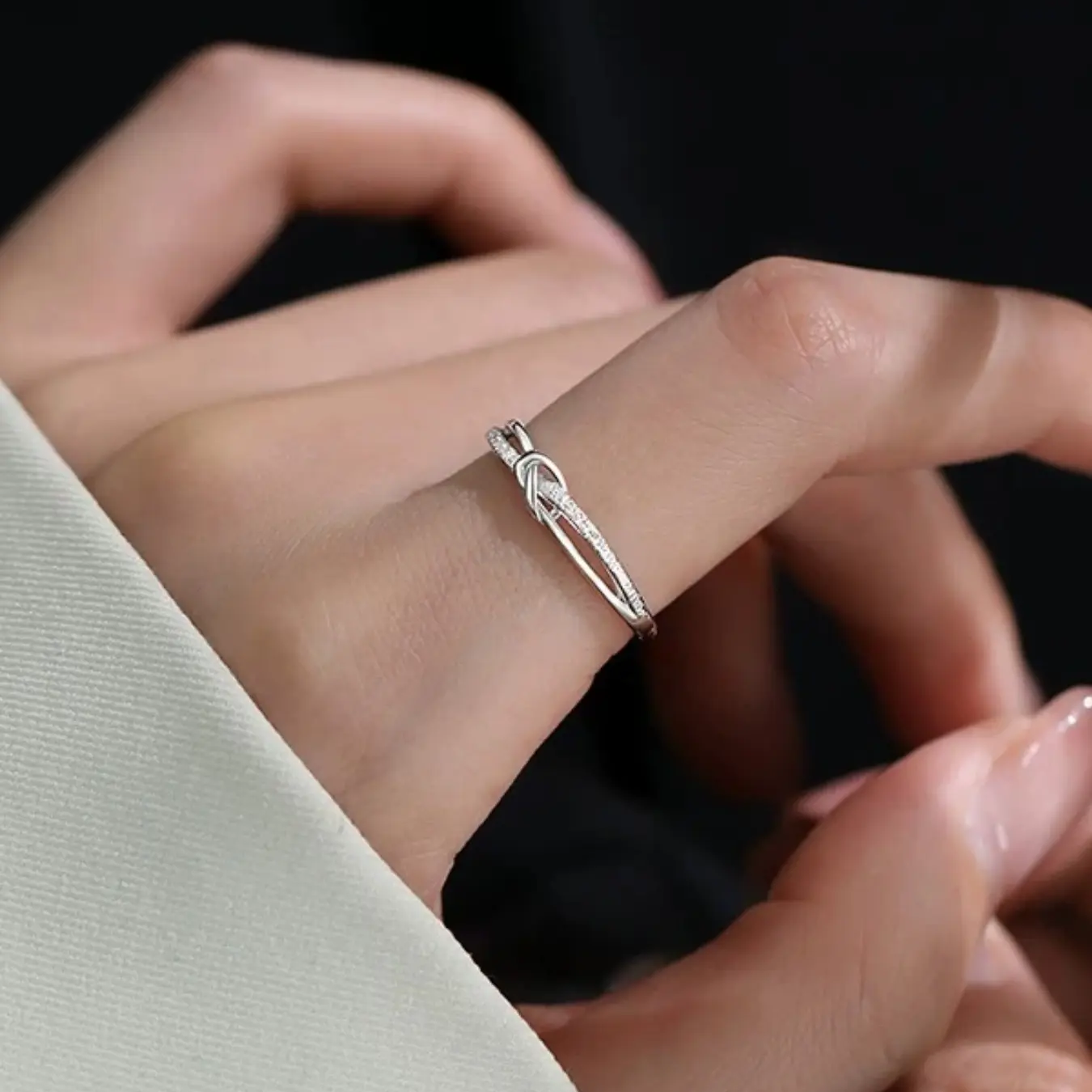 Infinity Love Knot Ring