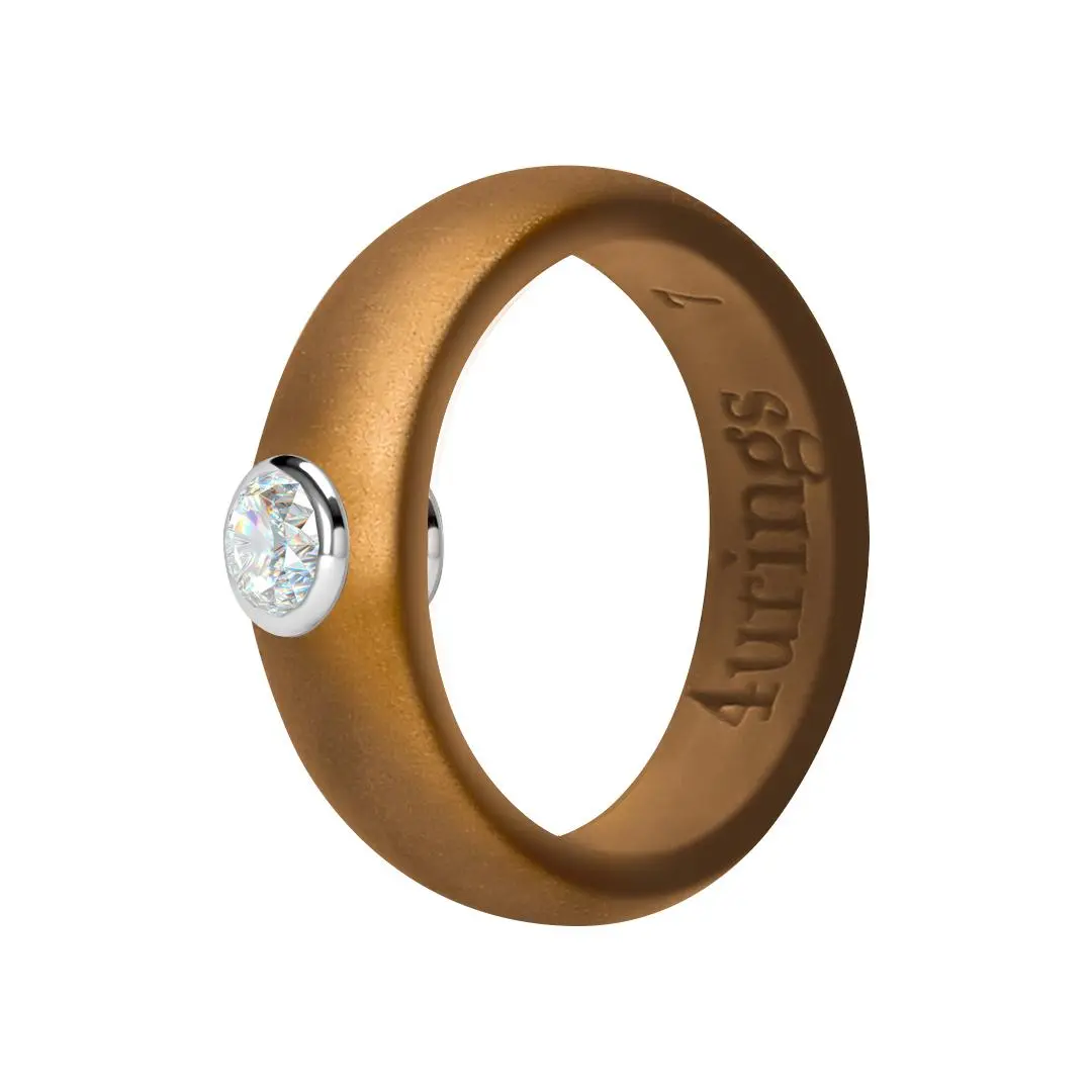 Sparkling Silicone Ring