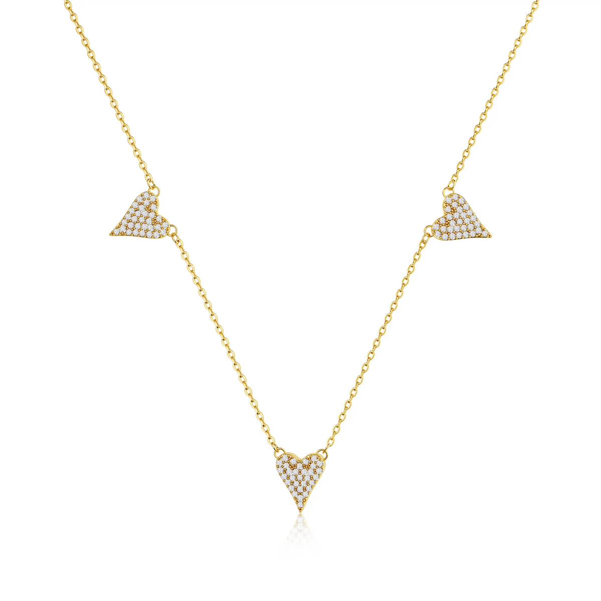 3 Heart Necklace
