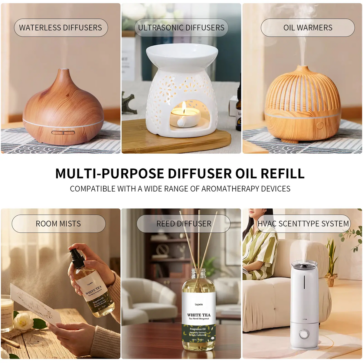 White Tea Hotel Diffuser Oil