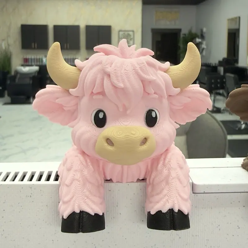 Highland Cow Monitor Buddy