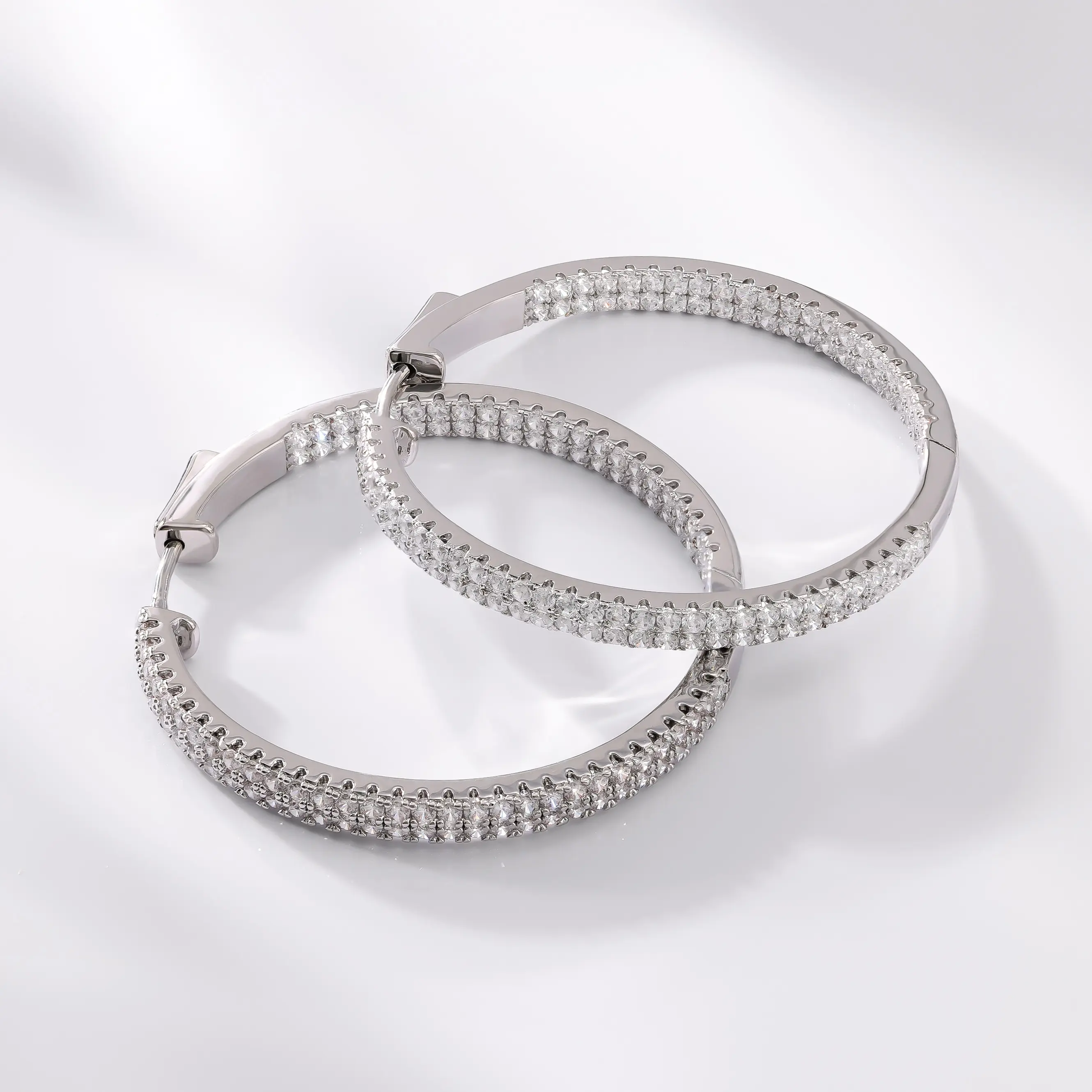 Inside Out Zirconia Earrings