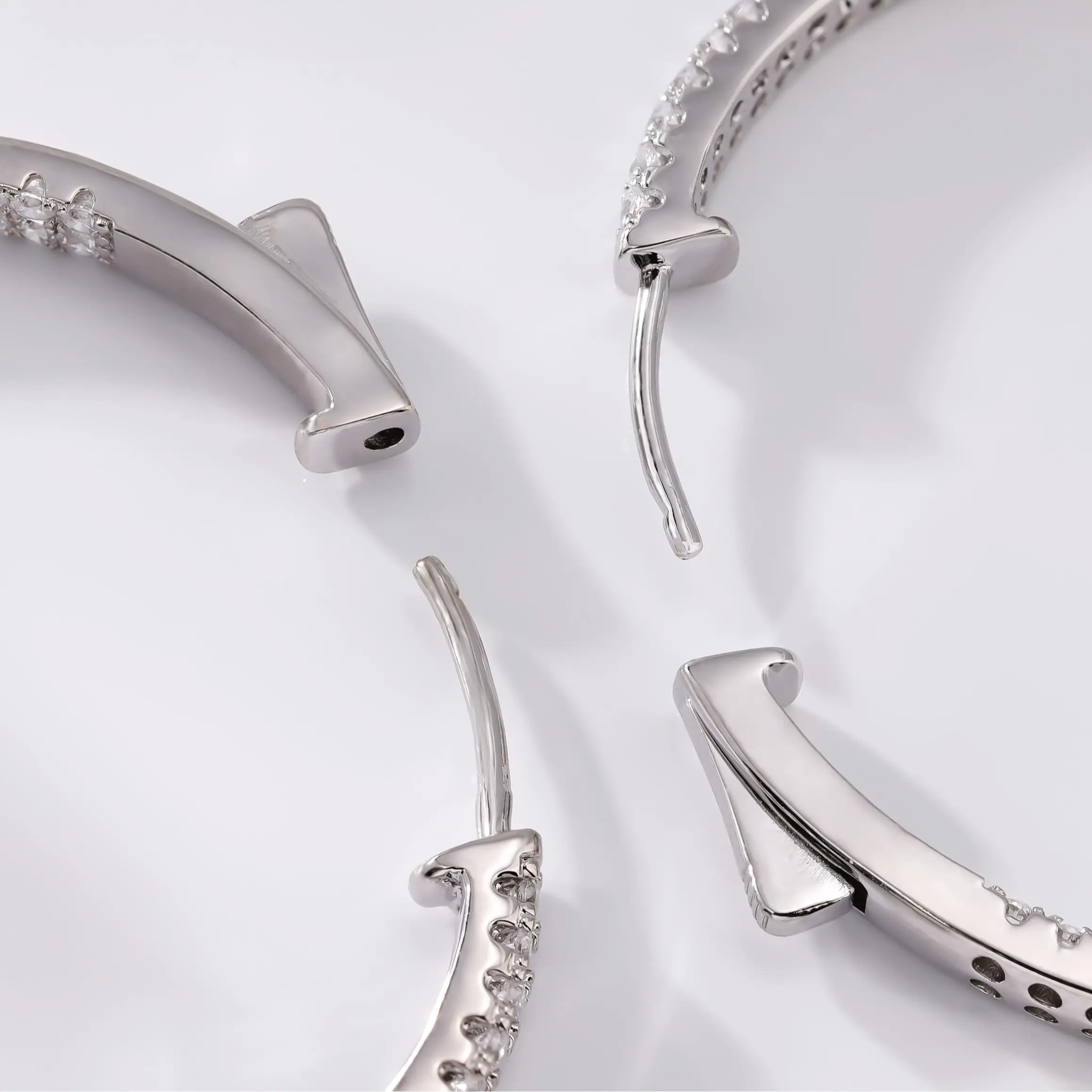 Inside Out Zirconia Earrings