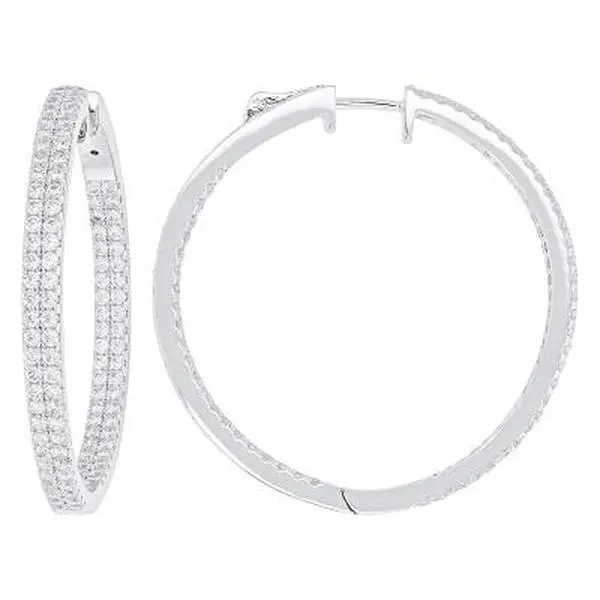 Inside Out Zirconia Earrings