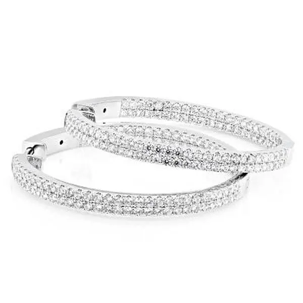 Inside Out Zirconia Earrings