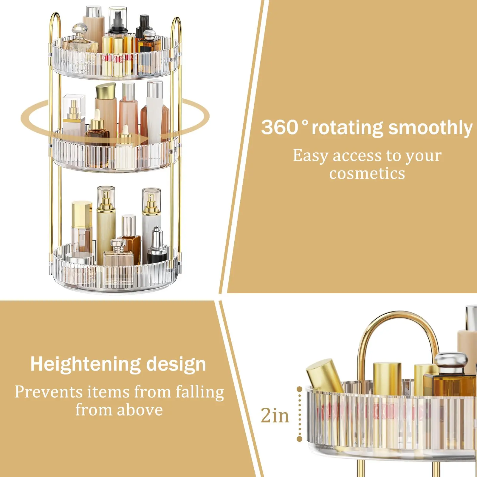 3 Tier Rotating Organizer