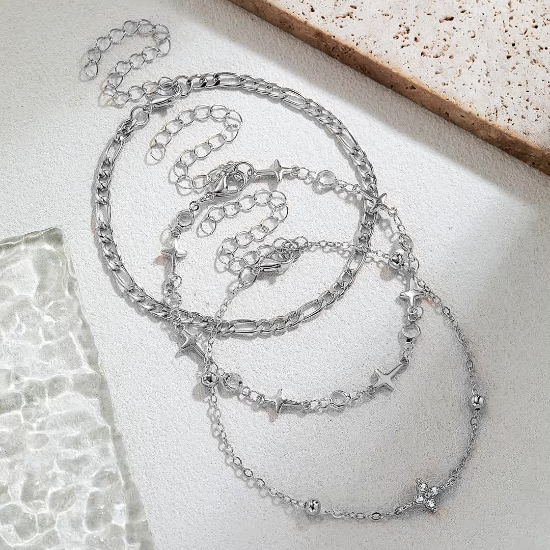 Three Layer Starlight Anklet