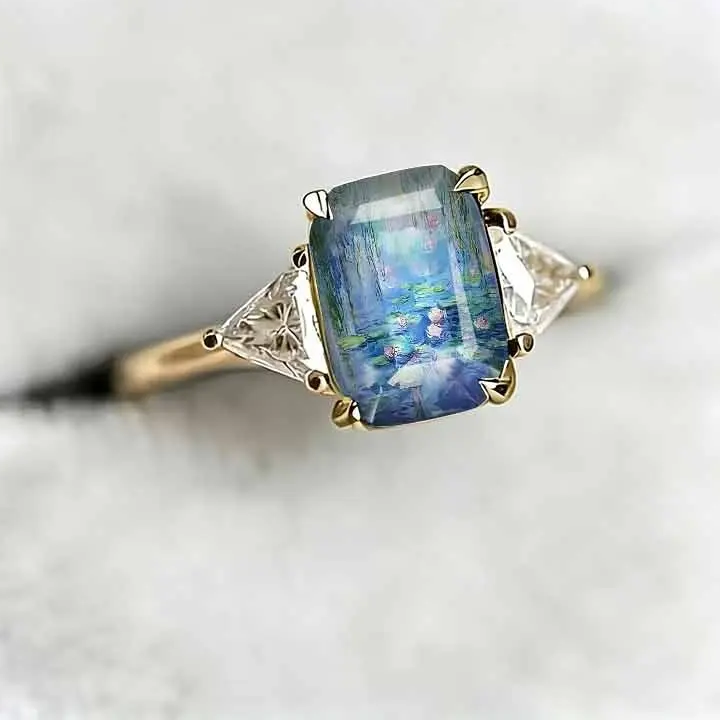 Dreamy Stone Statement Ring