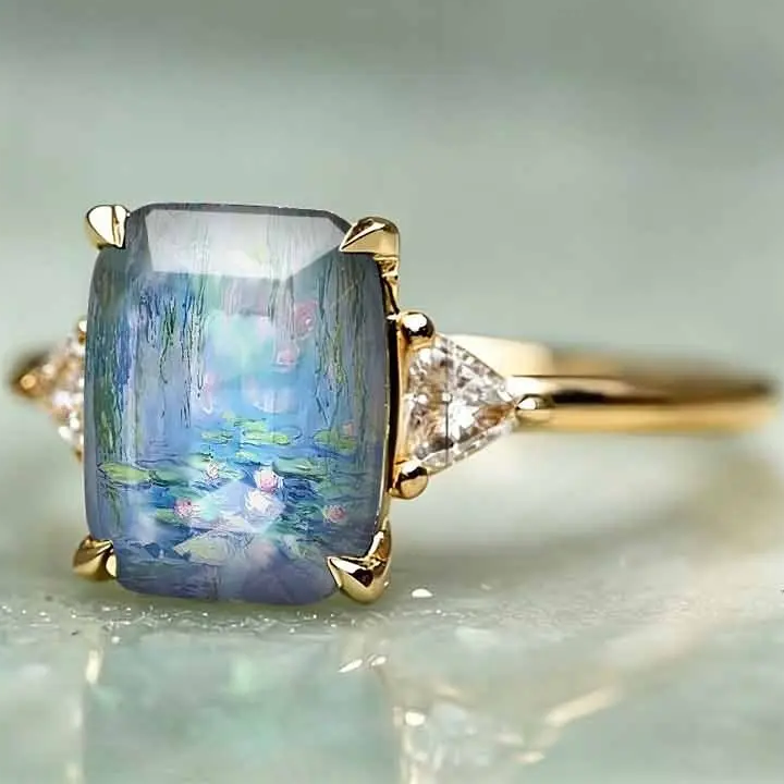 Dreamy Stone Statement Ring