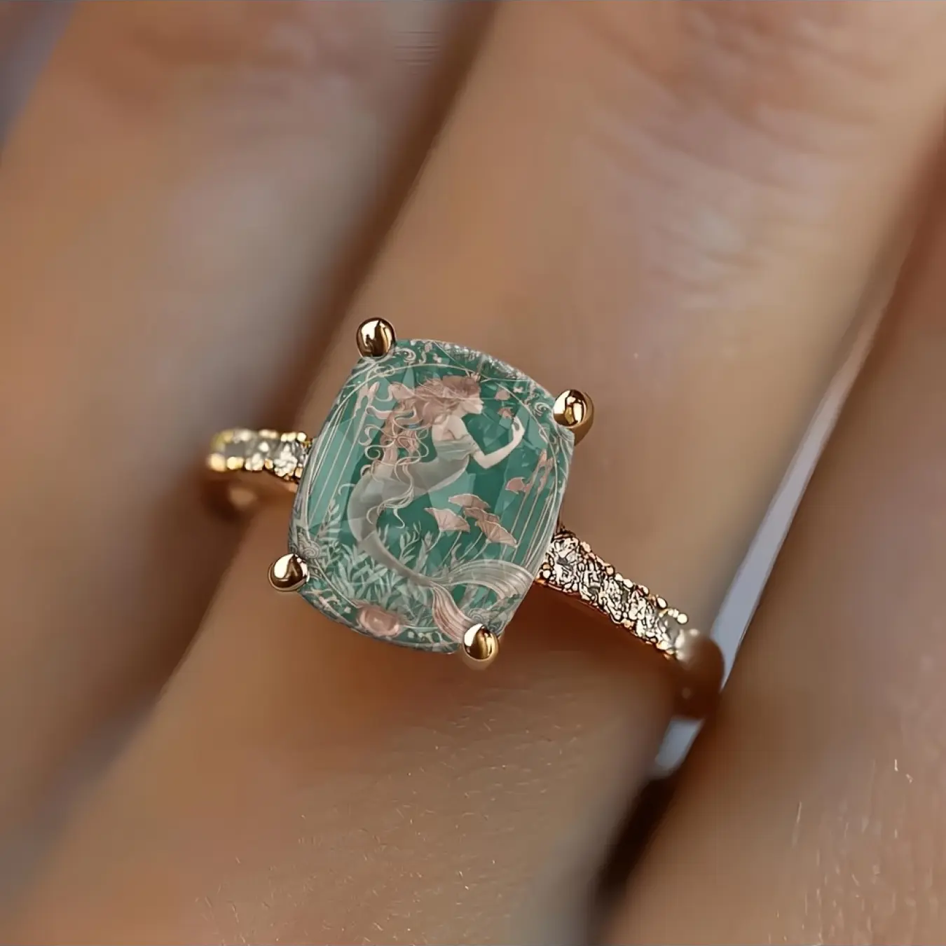 Mermaid Square Ring