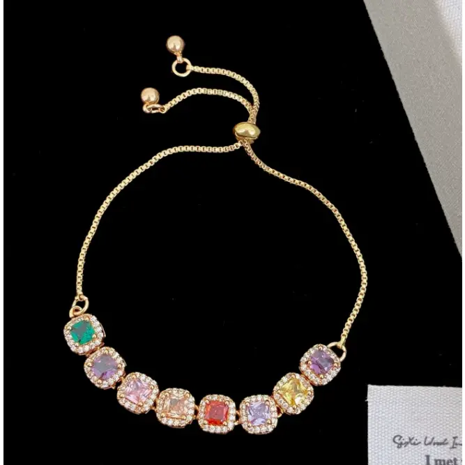 2pc Colorful Sugar Cube Bracelets