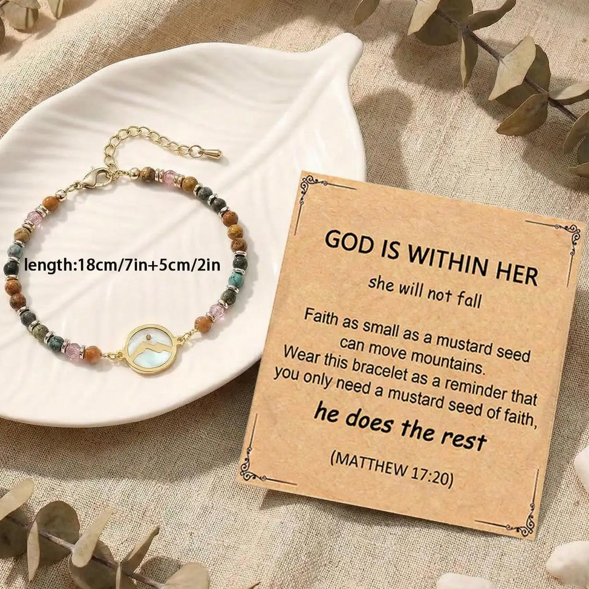 Mustard Seed Beaded Bracelet