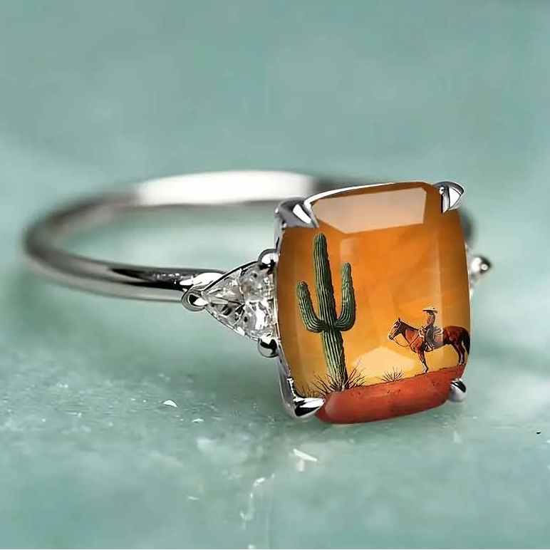 Wild West Statement Ring